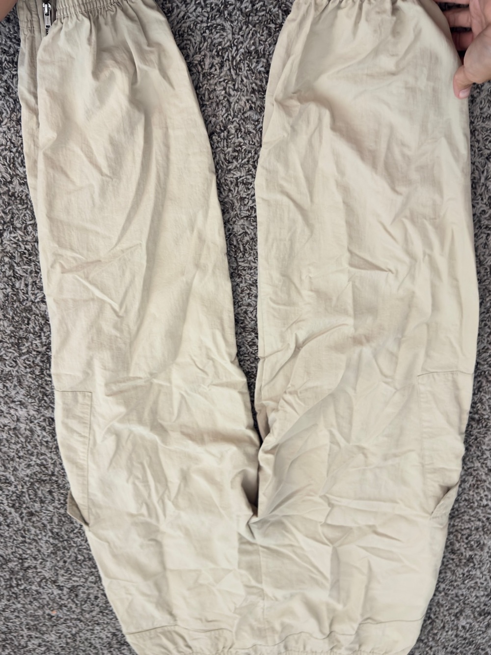 Light Beige Quick-Dry Drawstring Pants - Picture 5 of 6